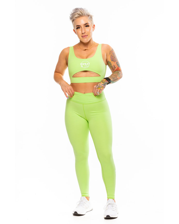 Crossover Leggings - Citron – sweat-and-soul